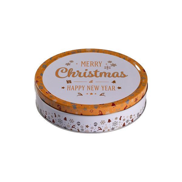 Печенье сливочное Jacobsen's Bakery Merry Christmas & Happy New Year Ассорти в ж/банке 340 г 112134 фото