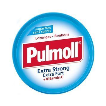 Мятные леденцы Pulmoll Extra Strong + Vitamin C Экстра Свежесть + Витамин С без сахара 45 г ТМ Pulmoll Пульмол Германия 111978 фото