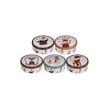 Печенье сливочное Jacobsen's Bakery Winter Woodland Ассорти в ж/банке 400 г 112356 фото