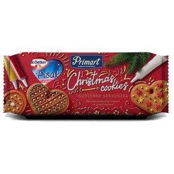 Рождественские Пряники + набор для раскрашивания Primart Christmas Cookies Сердечки 211 г 5907768227425 фото