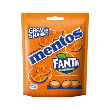 Жевательное драже Mentos Fanta Фанта 160 г ТМ Mentos Ментос Нидерланды 111878 фото