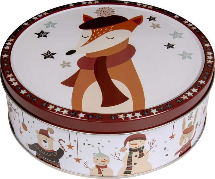 Печенье сливочное Jacobsen's Bakery Winter Woodland Ассорти в ж/банке 400 г 112356 фото