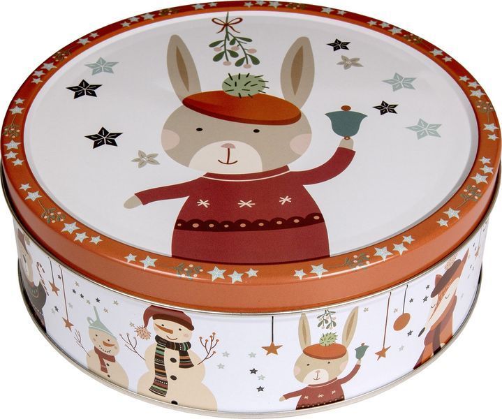 Печенье сливочное Jacobsen's Bakery Winter Woodland Ассорти в ж/банке 400 г 112356 фото