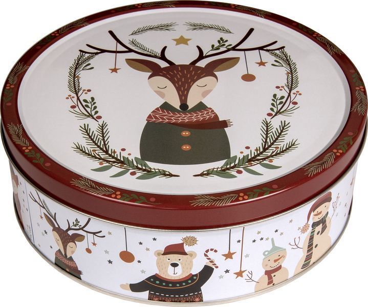 Печенье сливочное Jacobsen's Bakery Winter Woodland Ассорти в ж/банке 400 г 112356 фото