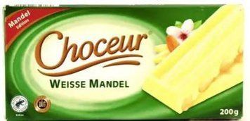Шоколад белый Choceur Weisse Mandel, 200 г  111634 фото