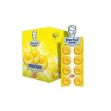 Освіжаючі льодяники Damel Pectol Lemon Лимон та Вітамін С блістер 20 г 84115546 фото