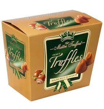 Трюфели Maitre Truffout Truffles шоколадные конфеты с фундуком 200 г 111408 фото