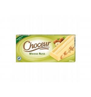 Шоколад білий з фундуком Choceur Weisse Nuss 200г (Німеччина)   111636 фото