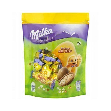 Шоколадні яйця Milka Easter Bonbons Milk Creme Великодні цукерки 86 г 7622210835550 фото